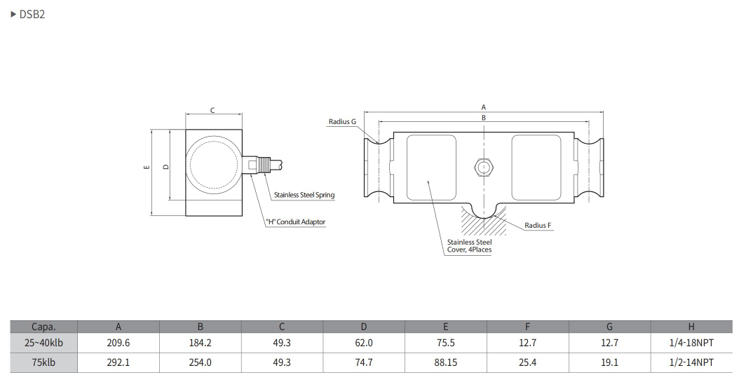 DSB2-25kgf