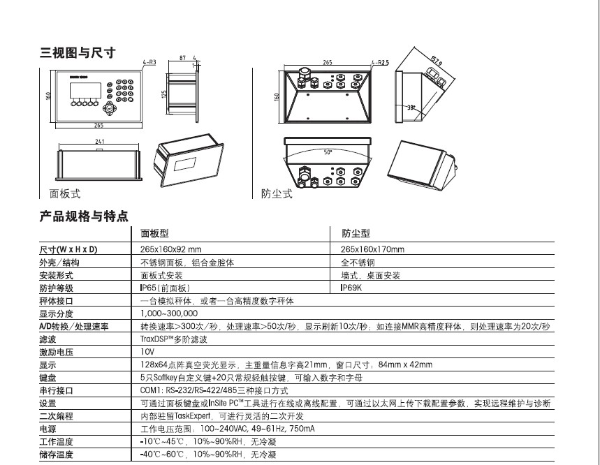 mettler toledo IND560稱(chēng)重顯示儀表