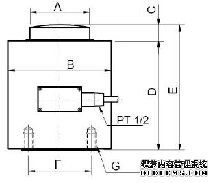 美國sensolink稱重傳感器 SLCS1產(chǎn)品尺寸