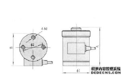 美國(guó)sensolink稱重傳感器 SLCX產(chǎn)品尺寸